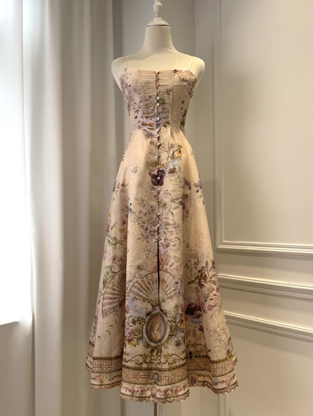 Camilla Corset Dress With Long Flared Skirt - Picture 7 of 16